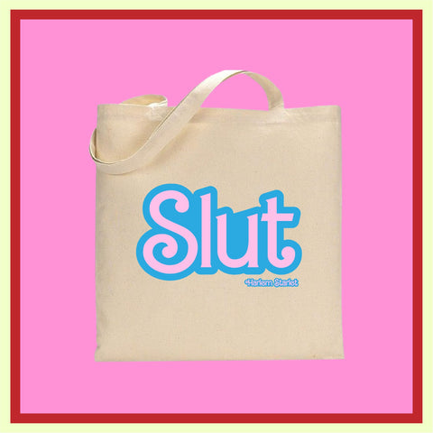 Tote Bag - Slut in Blue / Pink - Harlem Starlet