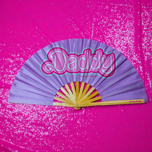 Bamboo Clack Fan - Daddy in Lilac - Harlem Starlet