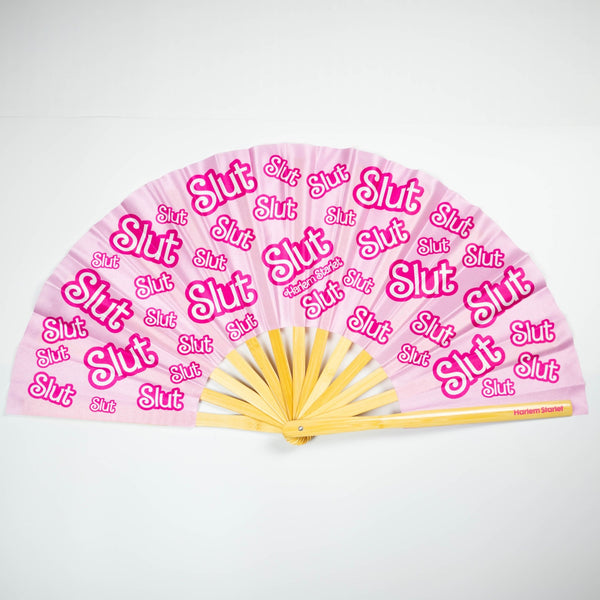 Bamboo Clack Fan - Slut in Pink - Harlem Starlet