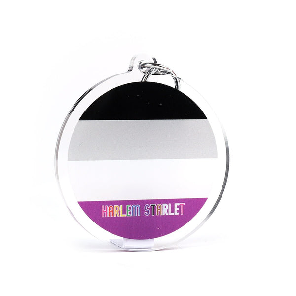 Keyring - Asexual Flag - Harlem Starlet