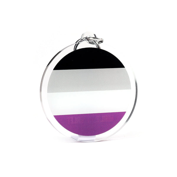 Keyring - Asexual Flag - Harlem Starlet