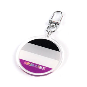 Keyring - Asexual Flag - Harlem Starlet