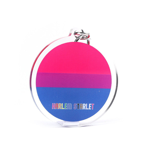 Keyring - Bisexual Flag - Harlem Starlet