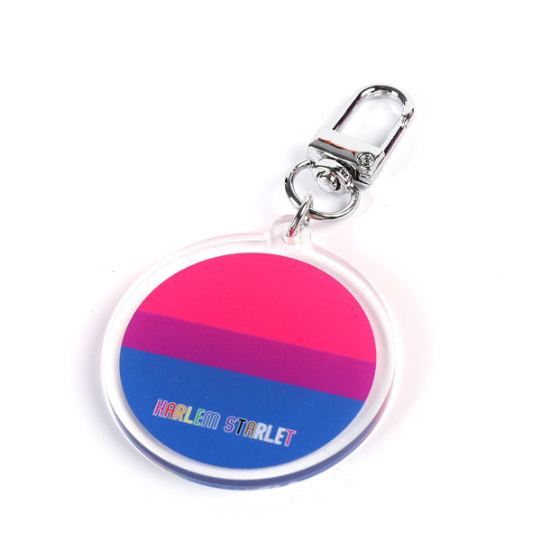 Keyring - Bisexual Flag - Harlem Starlet