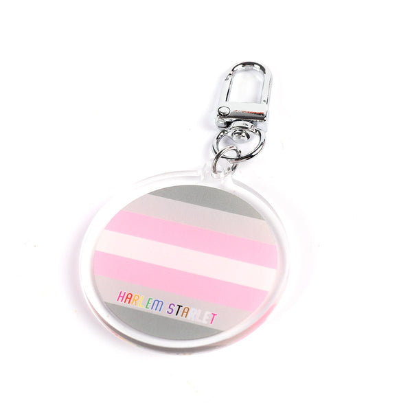 Keyring - Demigirl Flag - Harlem Starlet