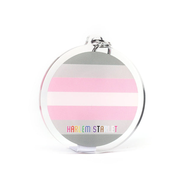 Keyring - Demigirl Flag - Harlem Starlet