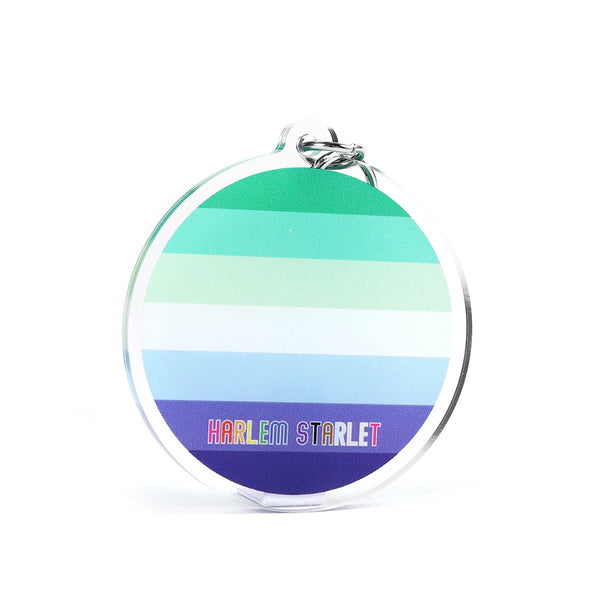 Keyring - Gay Male Flag - Harlem Starlet