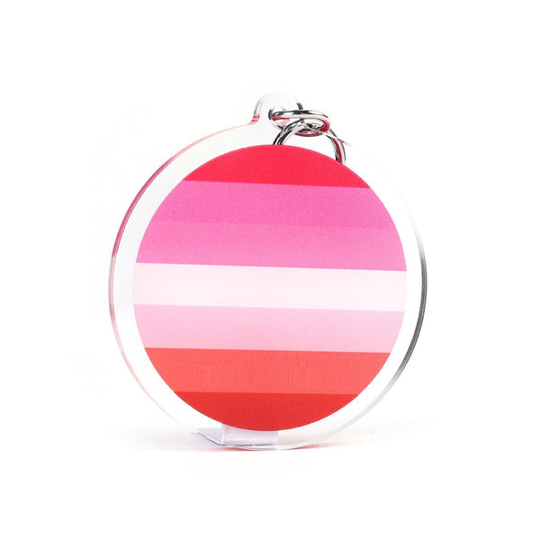 Keyring - Lesbian Flag - Harlem Starlet