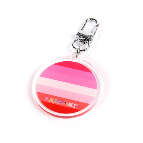 Keyring - Lesbian Flag - Harlem Starlet