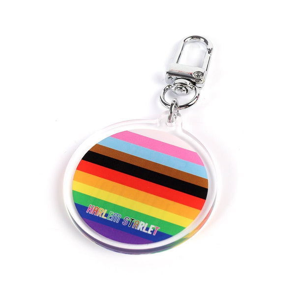 Keyring - Progress Flag w They Them - Harlem Starlet