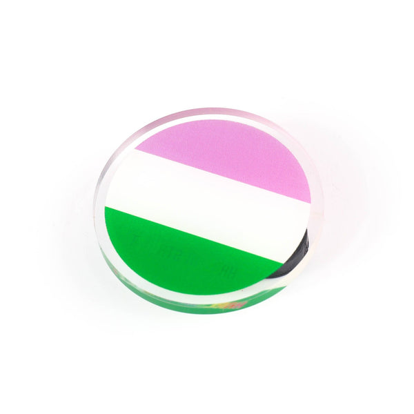 Pin - Genderqueer Flag - Harlem Starlet