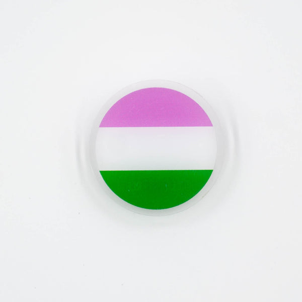 Pin - Genderqueer Flag - Harlem Starlet