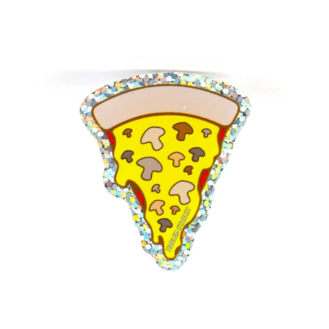 Pin - Pizza (Mushroom) Glitter - Harlem Starlet